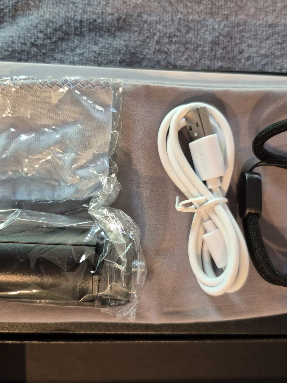 Handheld 4K Ultra HD Black Video Camera with Two-Axis Gimbal.
